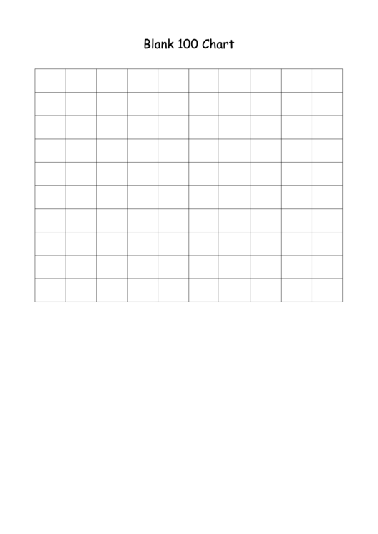 45 Blank 100 Chart Printable 43