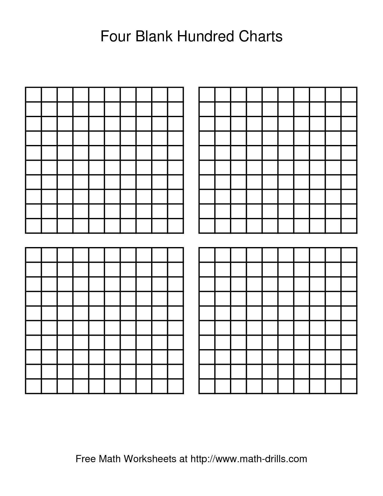 45 Blank 100 Chart Printable 44