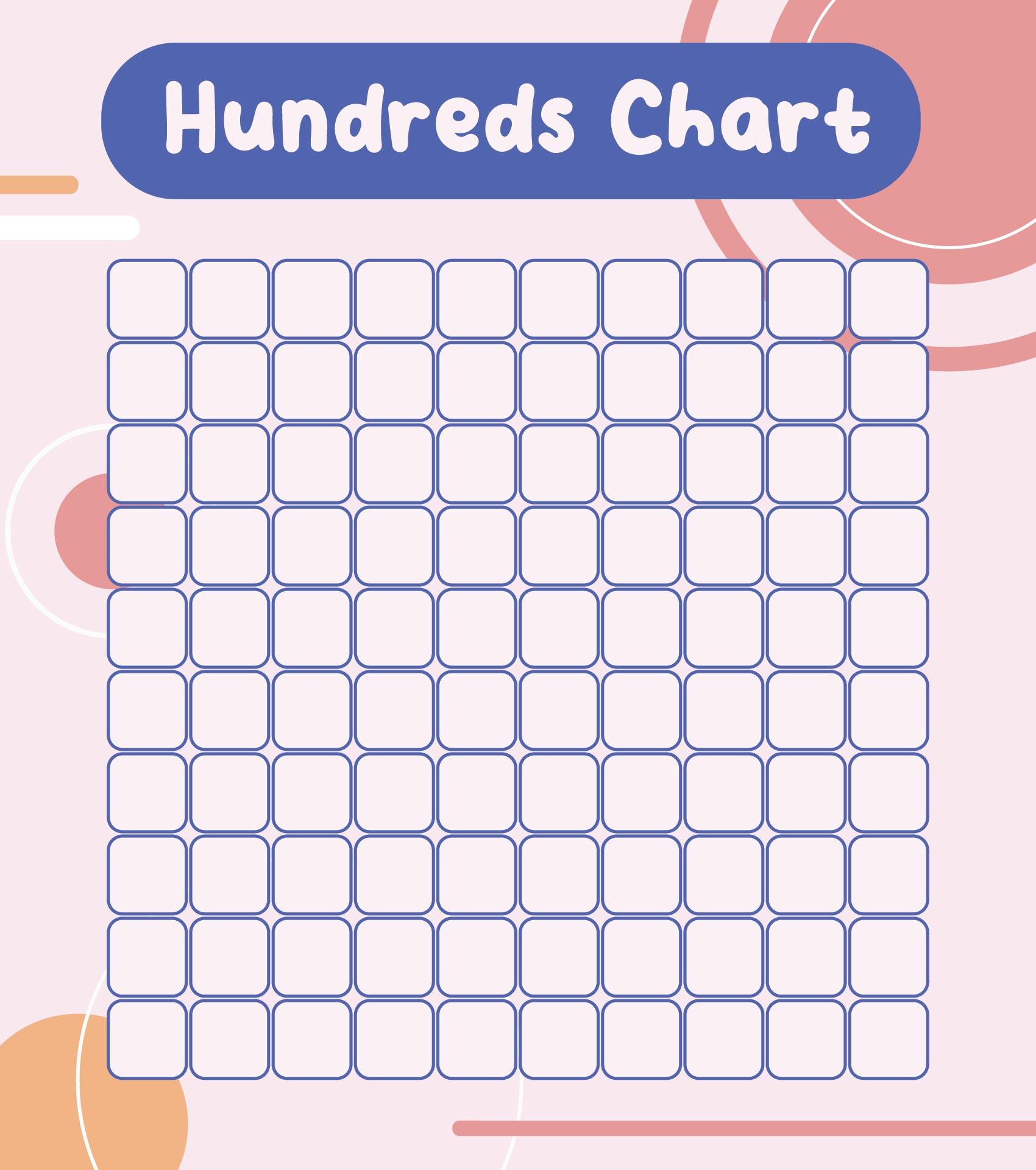45 Blank 100 Chart Printable 49