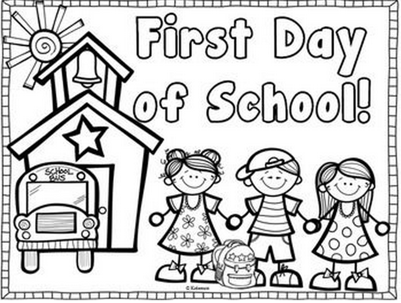 50 Printable First Day Of Kindergarten 12