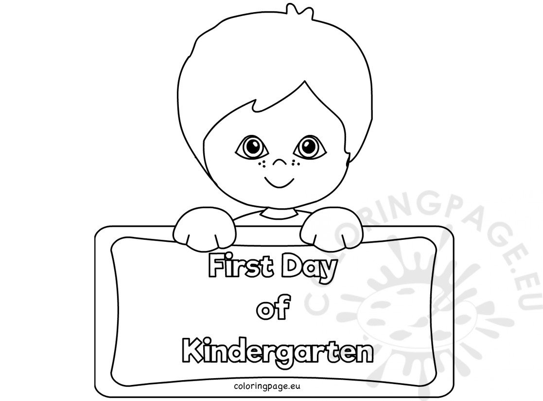 50 Printable First Day Of Kindergarten 31