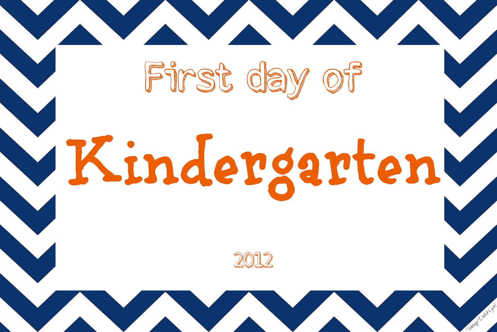 50 Printable First Day Of Kindergarten 39