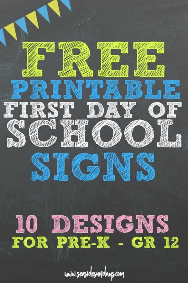 50 Printable First Day Of Kindergarten 41