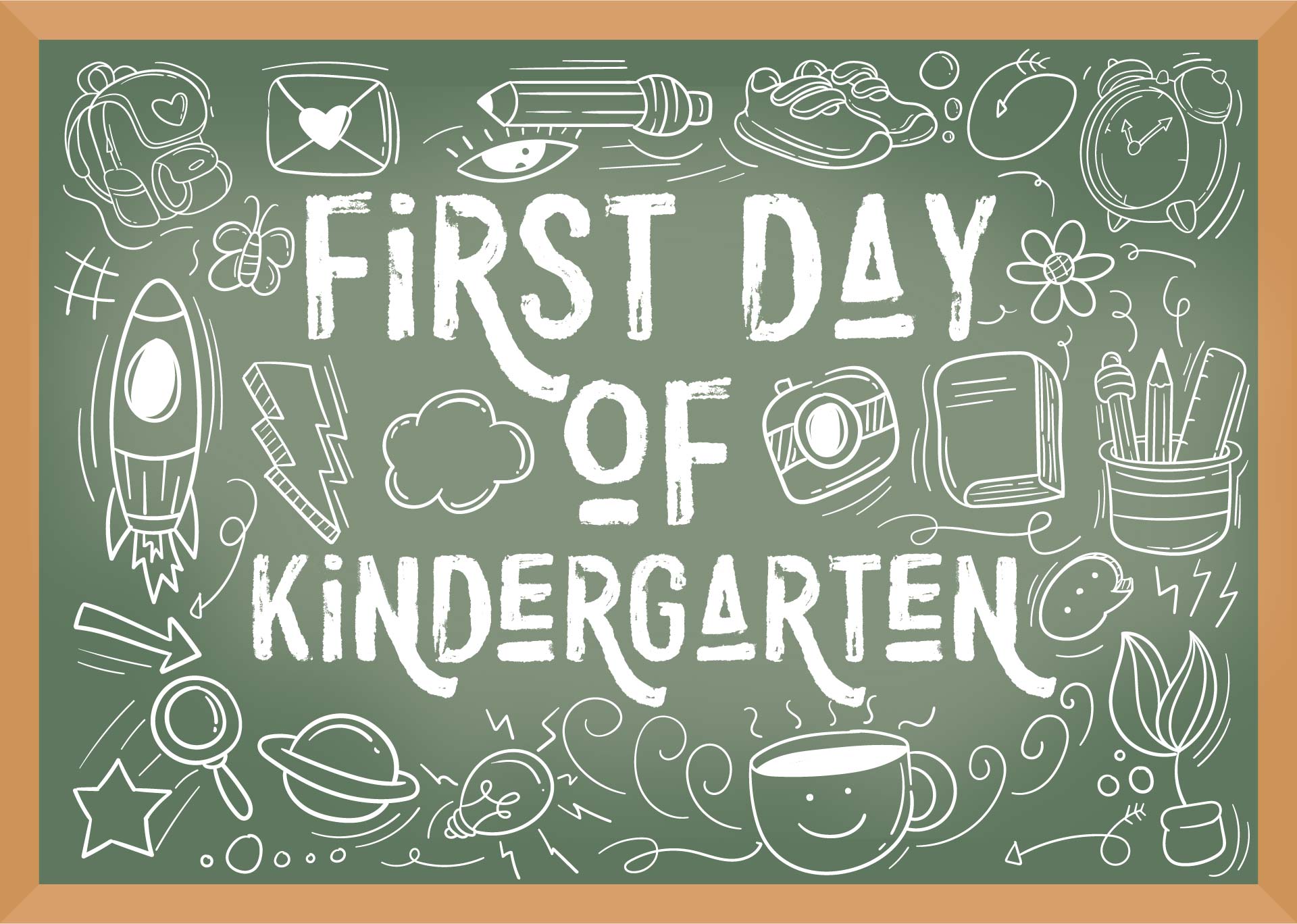 50 Printable First Day Of Kindergarten 46