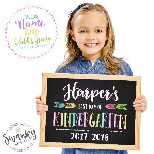 50 Printable First Day Of Kindergarten 55