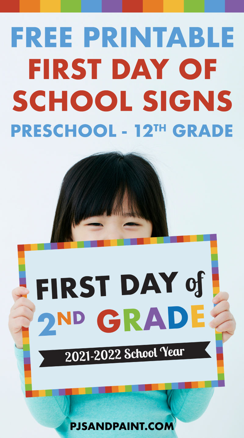 50 Printable First Day Of Kindergarten 61