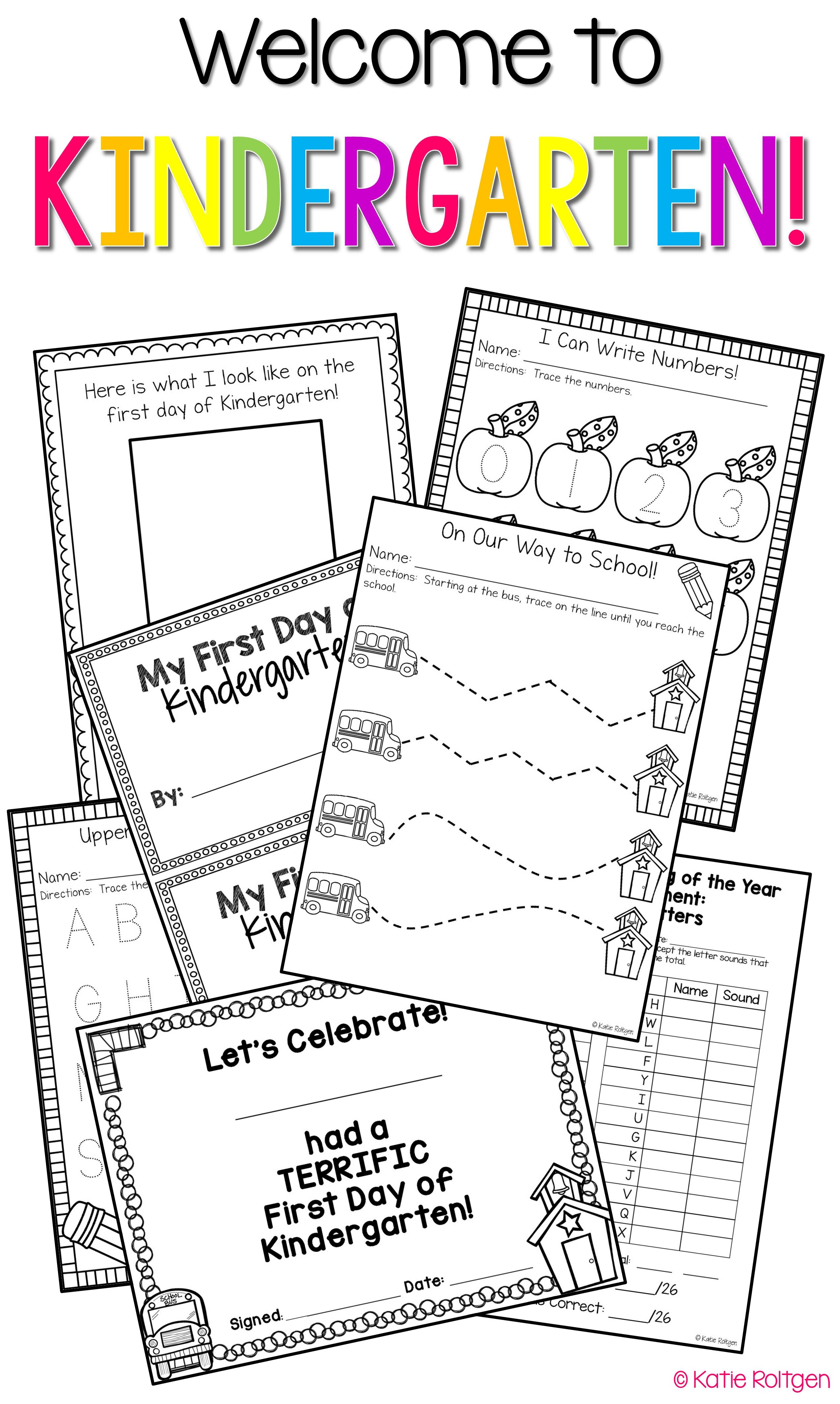 50 Printable First Day Of Kindergarten 62