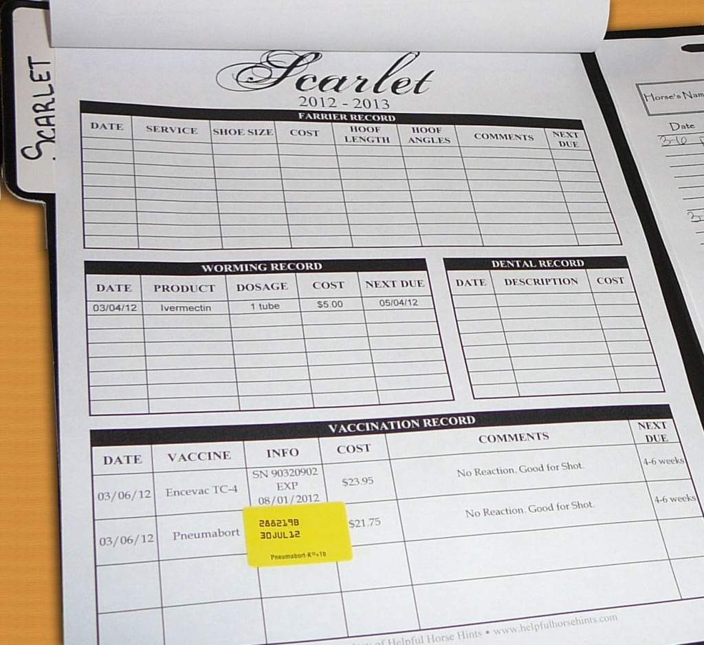 50 Printable Horse Worming Schedule 31
