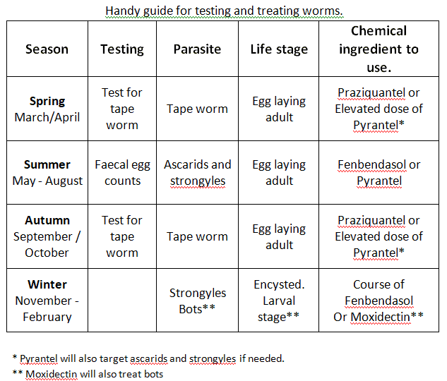 50 Printable Horse Worming Schedule 8