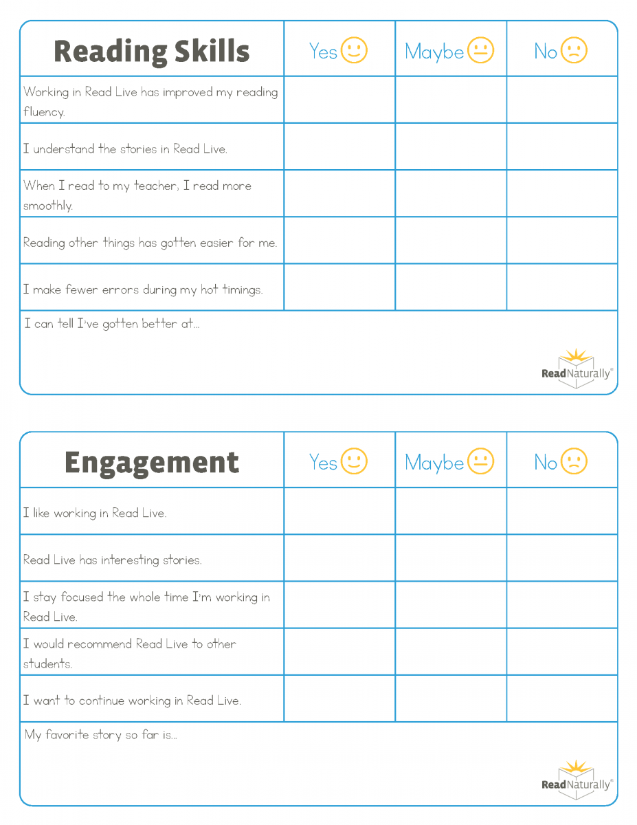 50 Read Naturally Free Printables 19