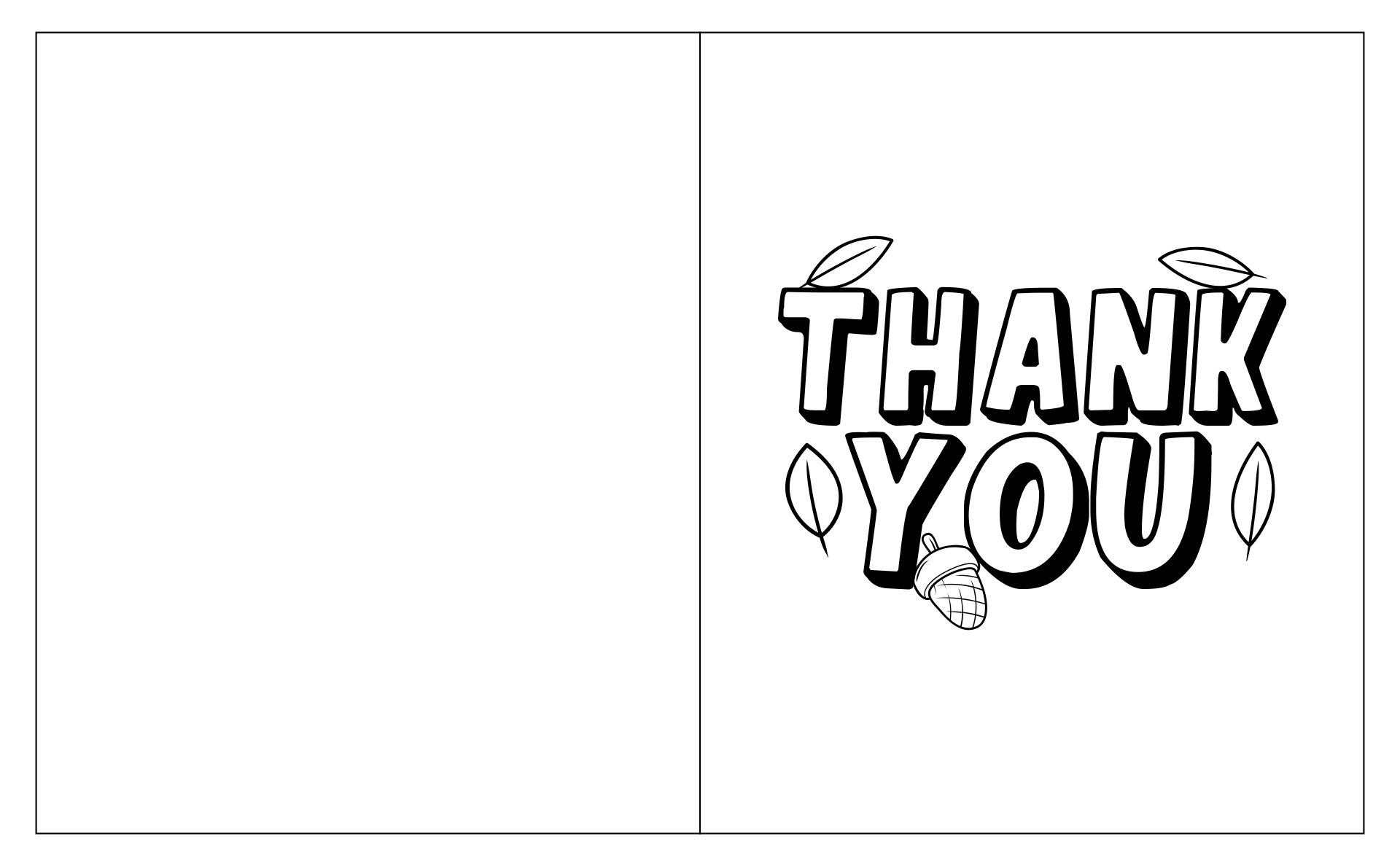 50 Thank You Card Template Printable 10