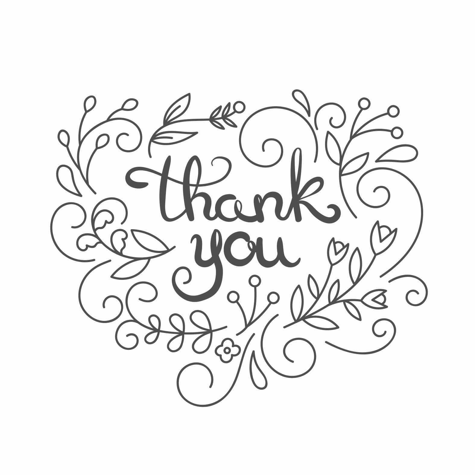 50 Thank You Card Template Printable 16