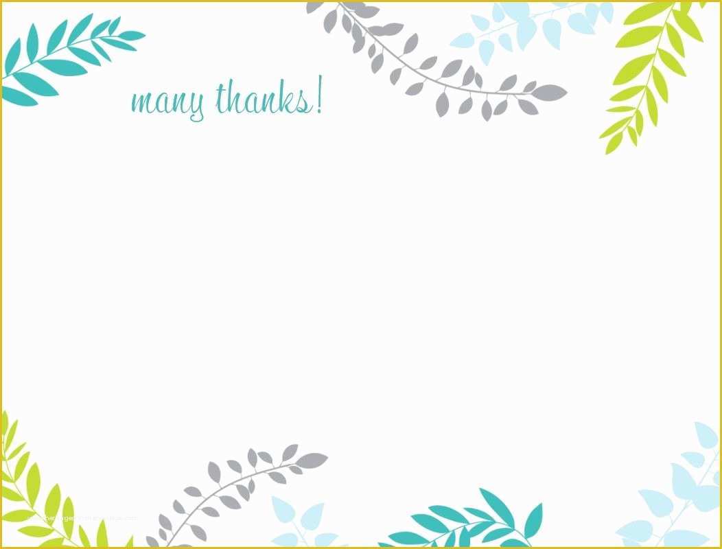 50 Thank You Card Template Printable 17