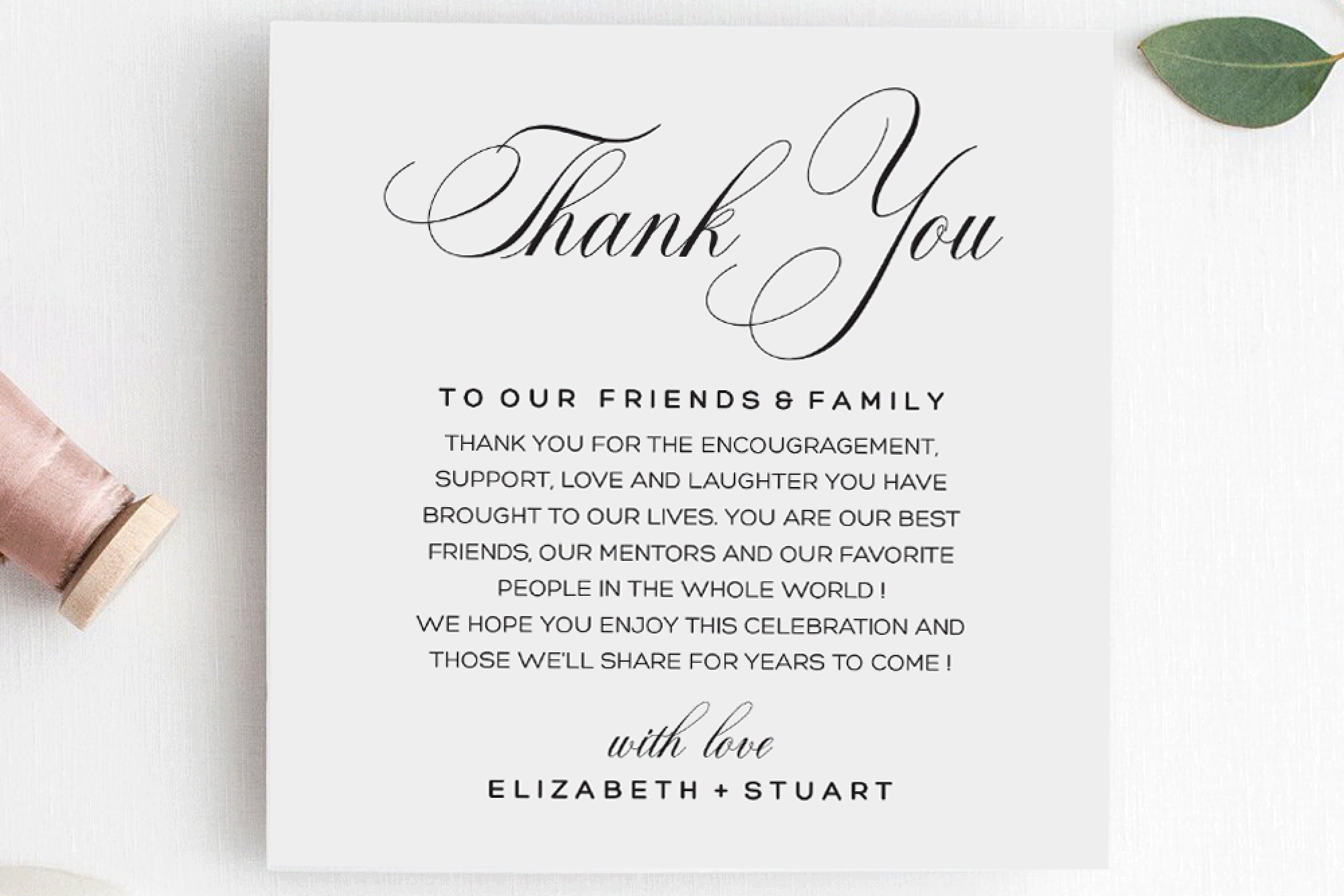 50 Thank You Card Template Printable 21