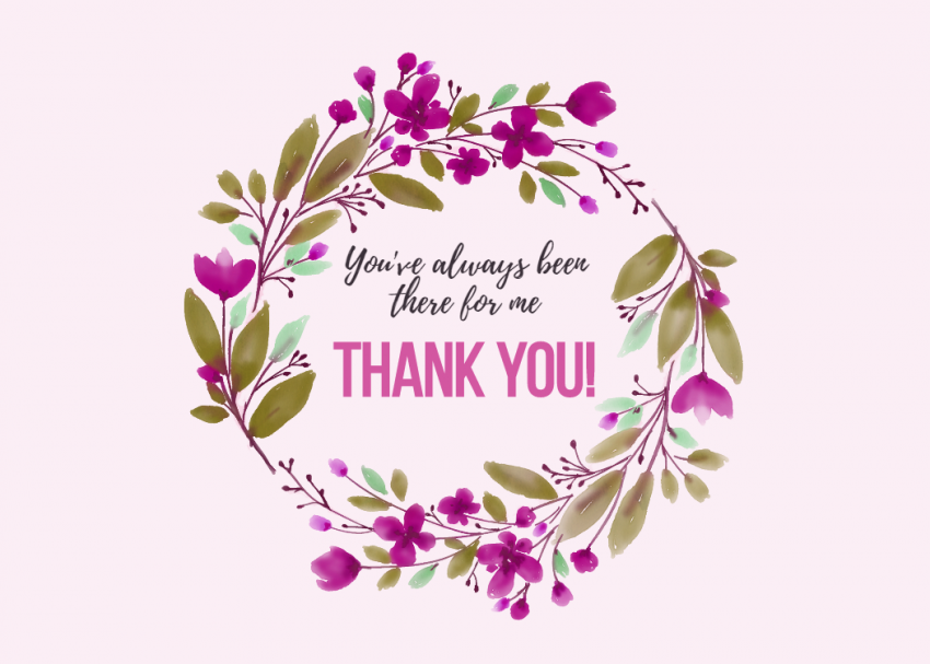 50 Thank You Card Template Printable 27