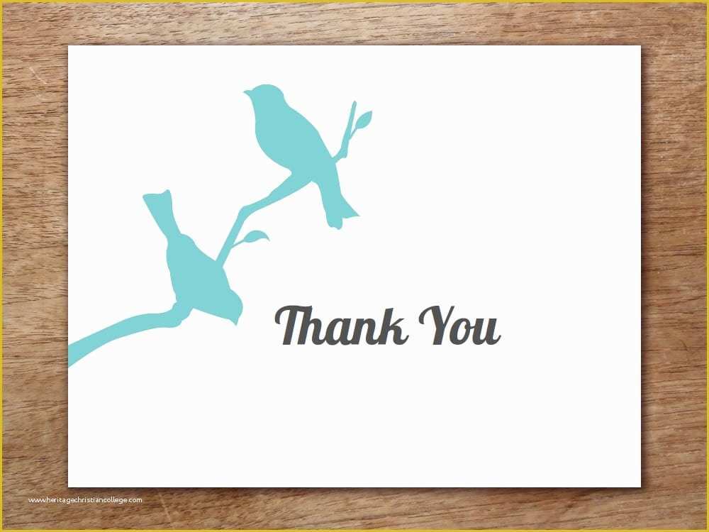 50 Thank You Card Template Printable 39