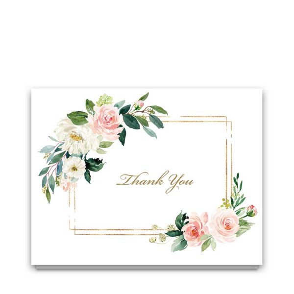 50 Thank You Card Template Printable 40