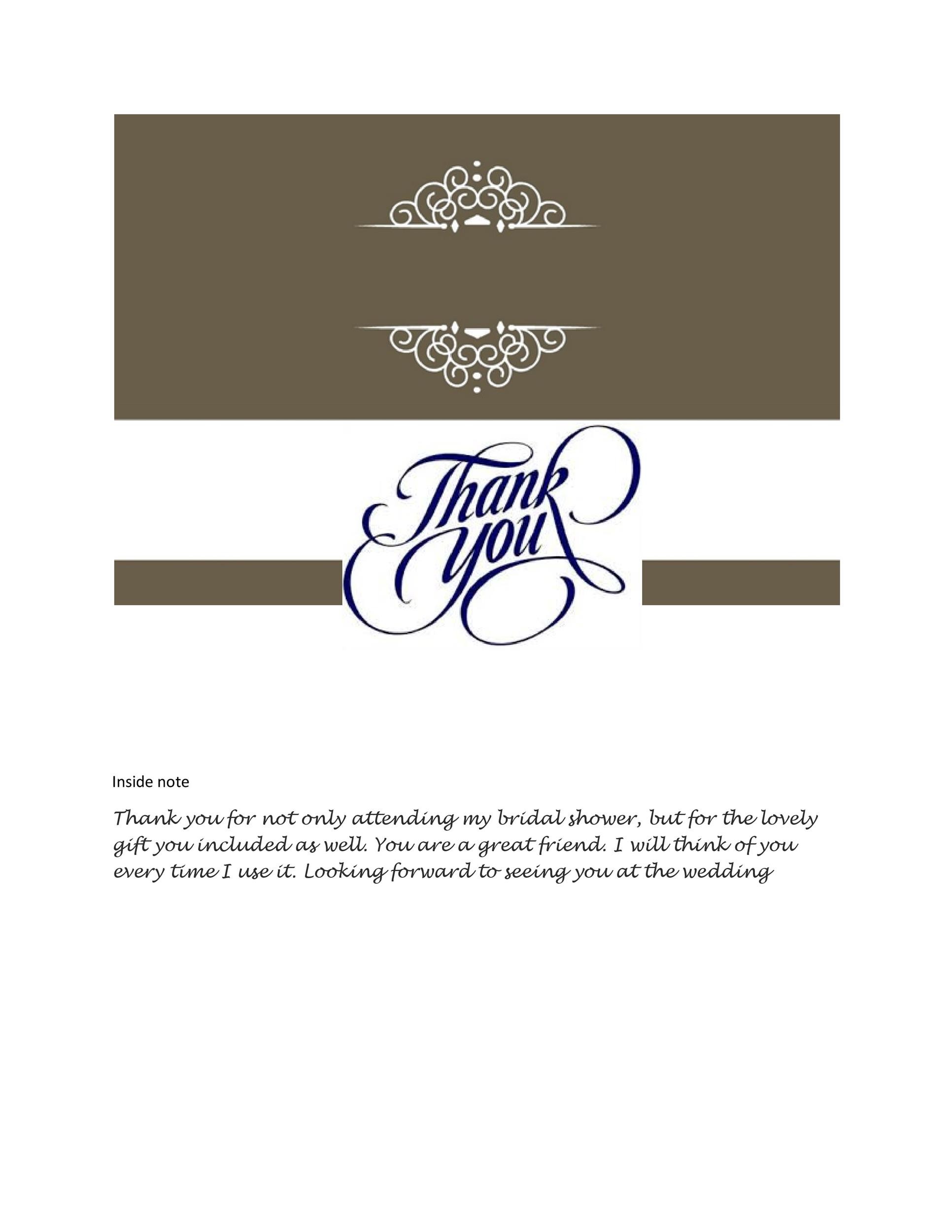 50 Thank You Card Template Printable 48