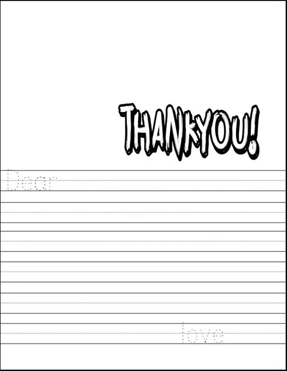 50 Thank You Card Template Printable 51