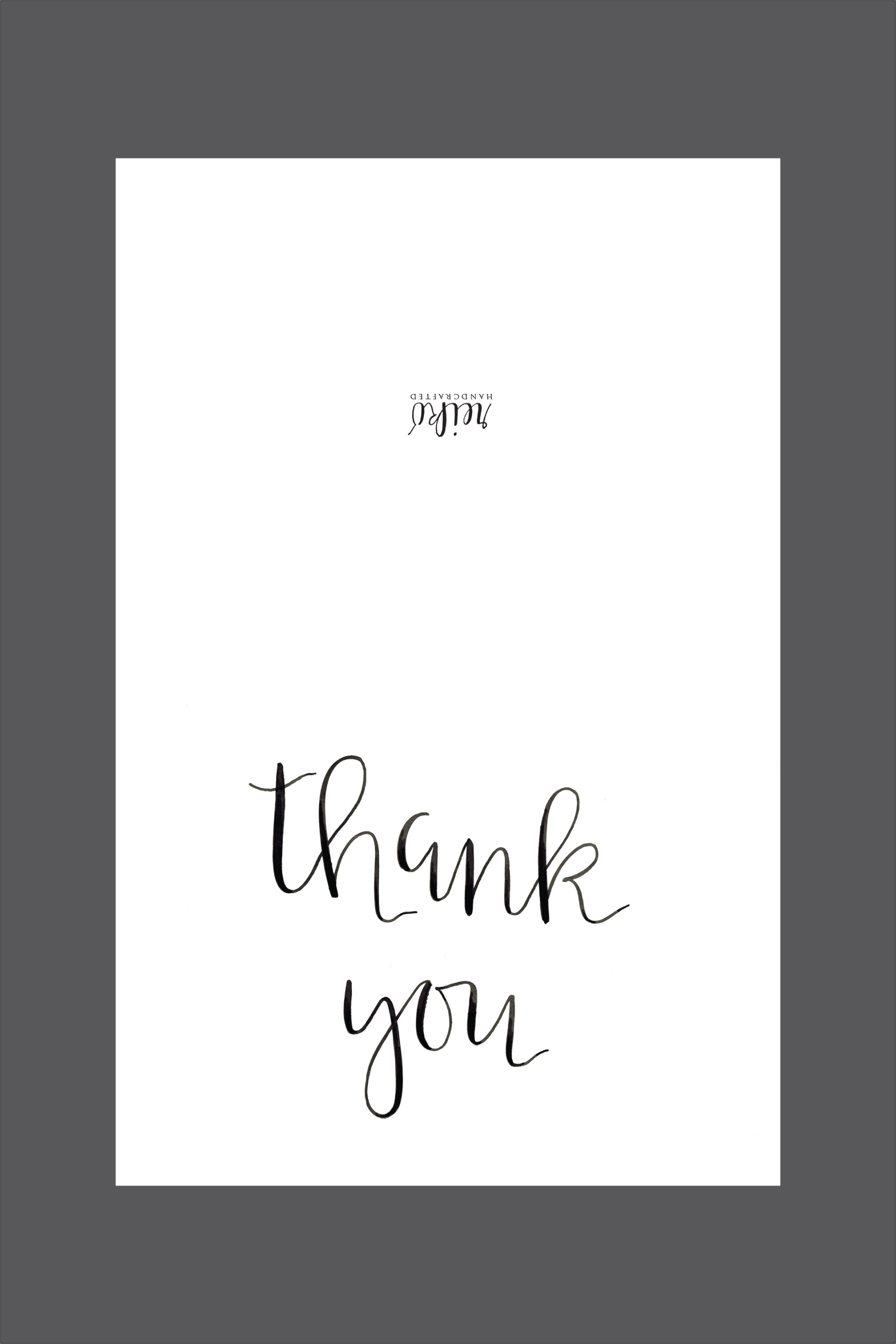 50 Thank You Card Template Printable 55
