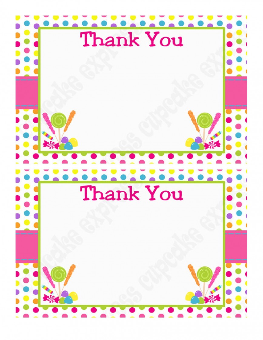 50 Thank You Card Template Printable 63