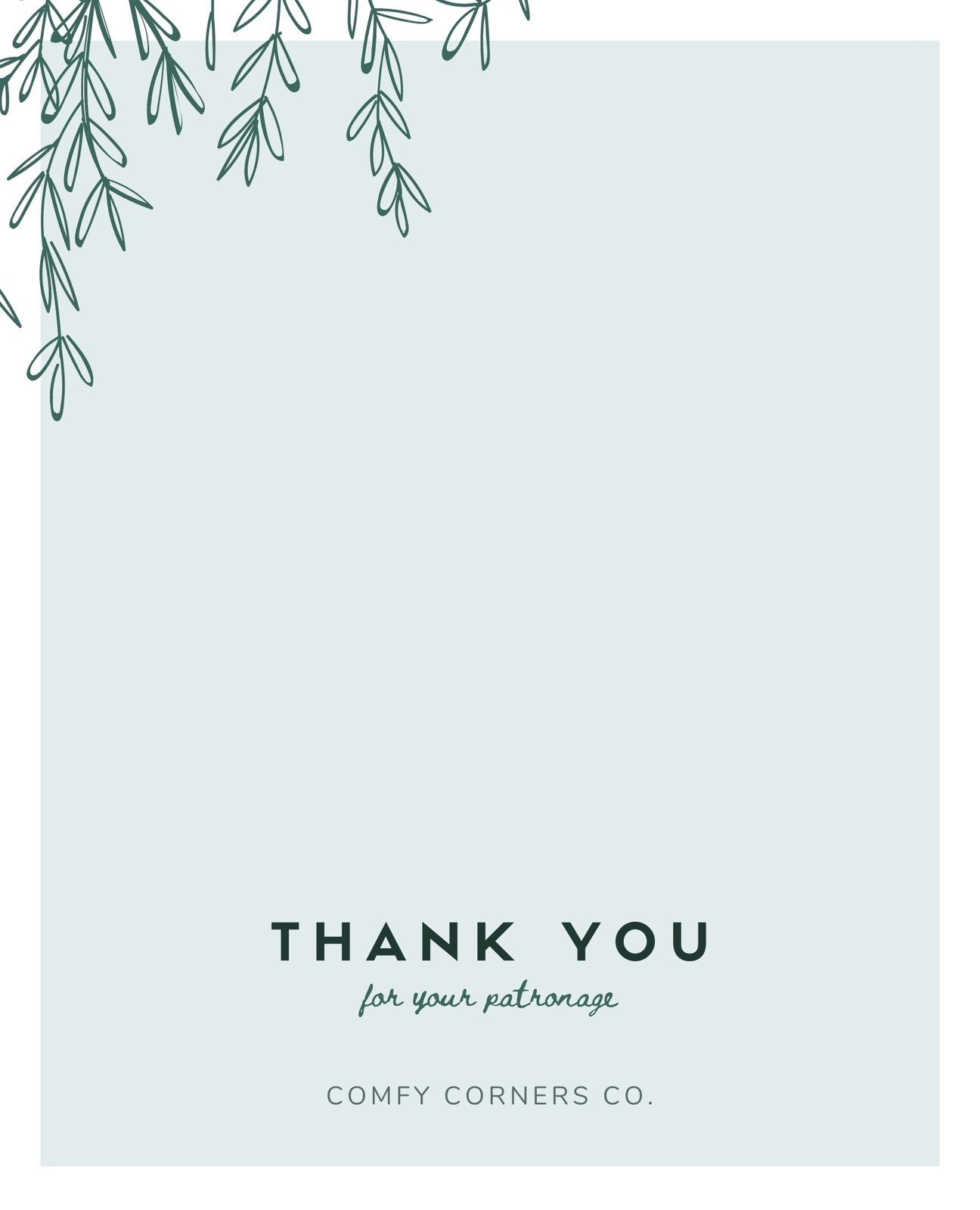 50 Thank You Card Template Printable 69