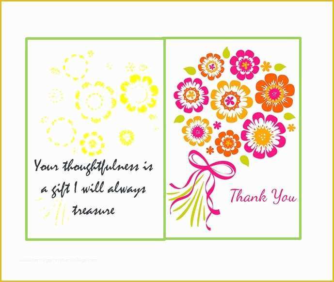 50 Thank You Card Template Printable 7
