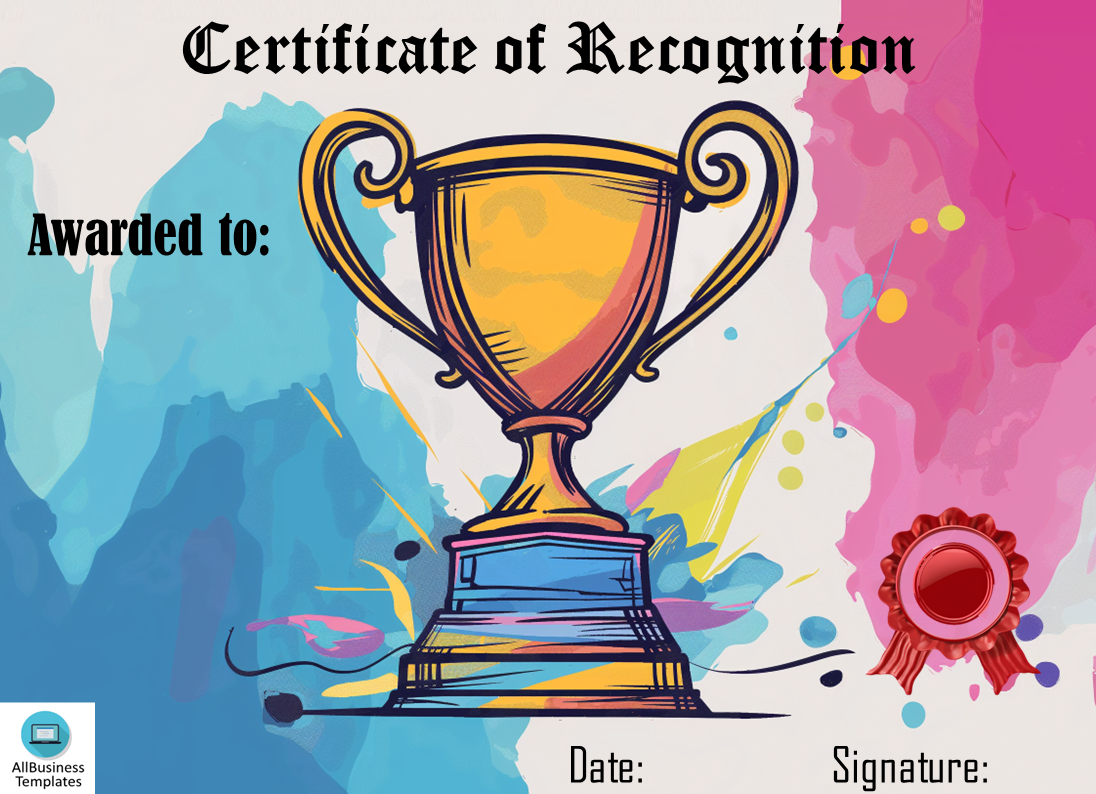 55 Free Printable Award Certificate 20