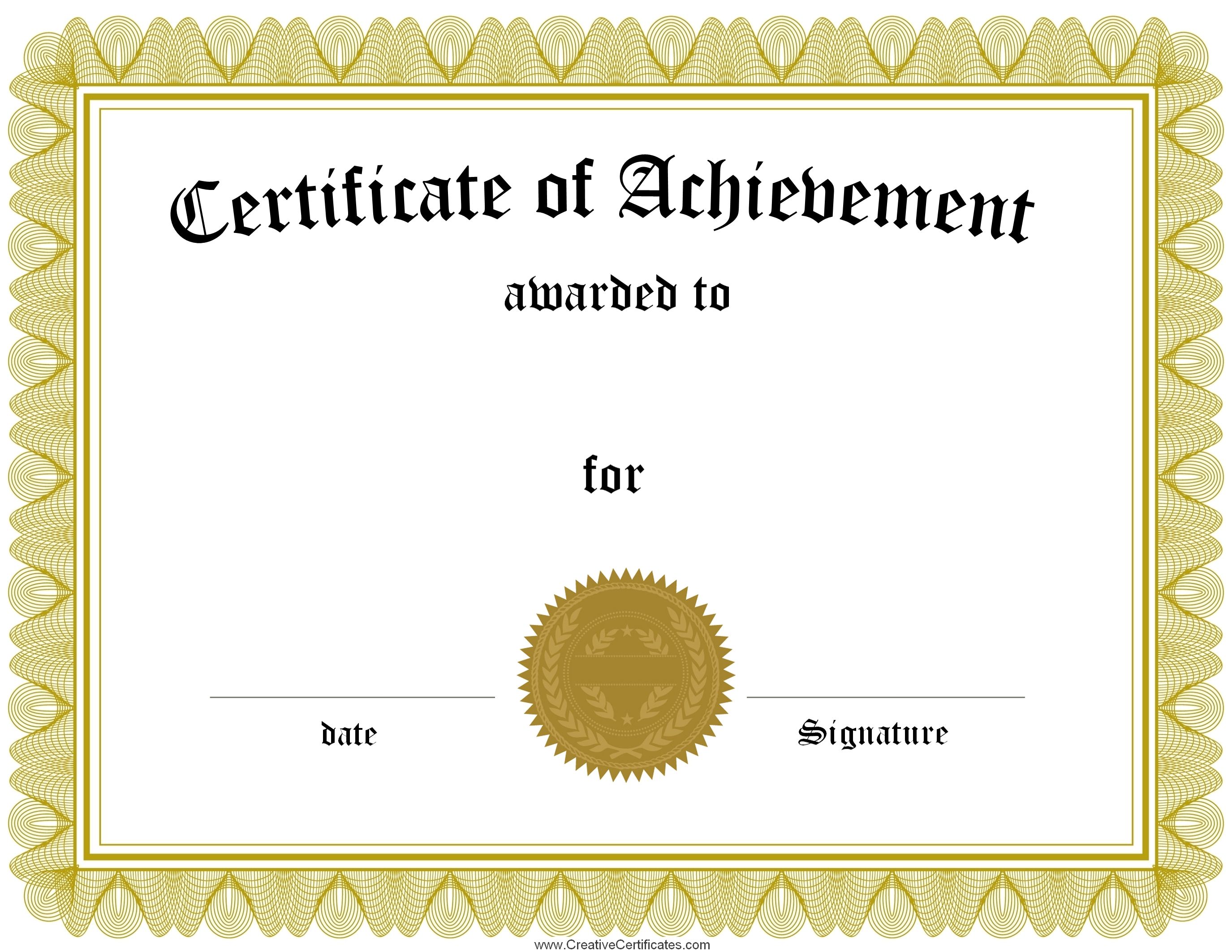 55 Free Printable Award Certificate 37