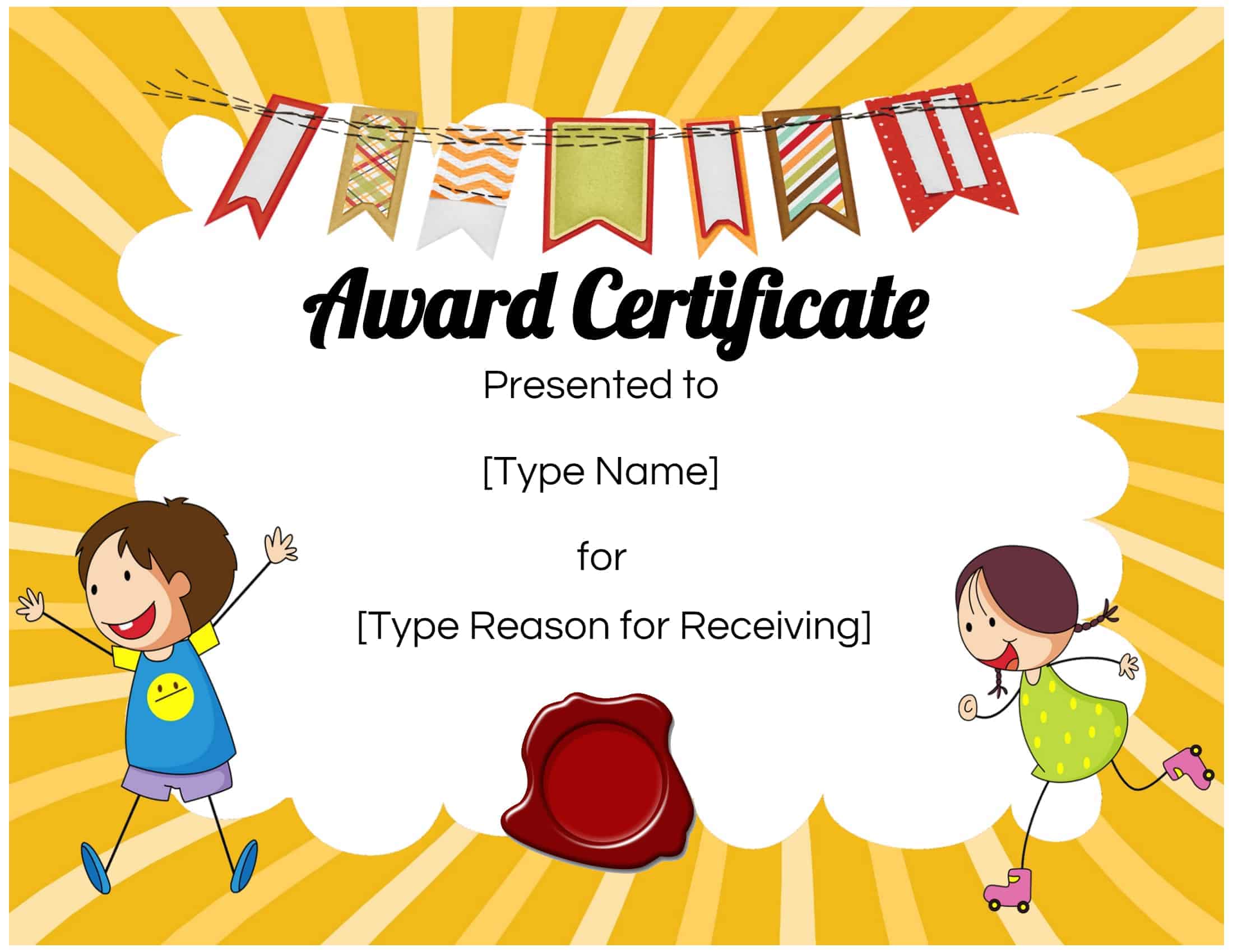 55 Free Printable Award Certificate 41