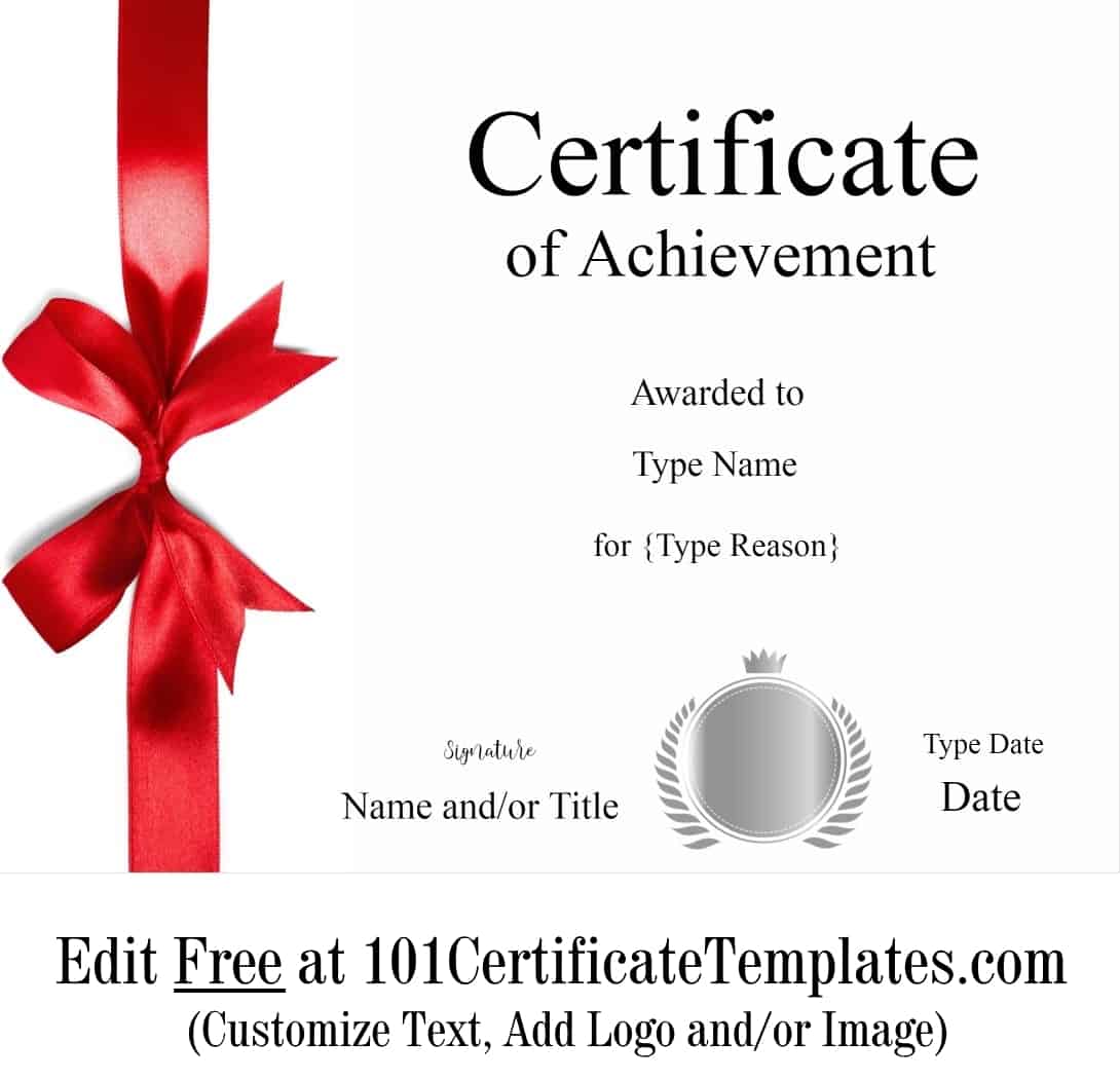 55 Free Printable Award Certificate 46