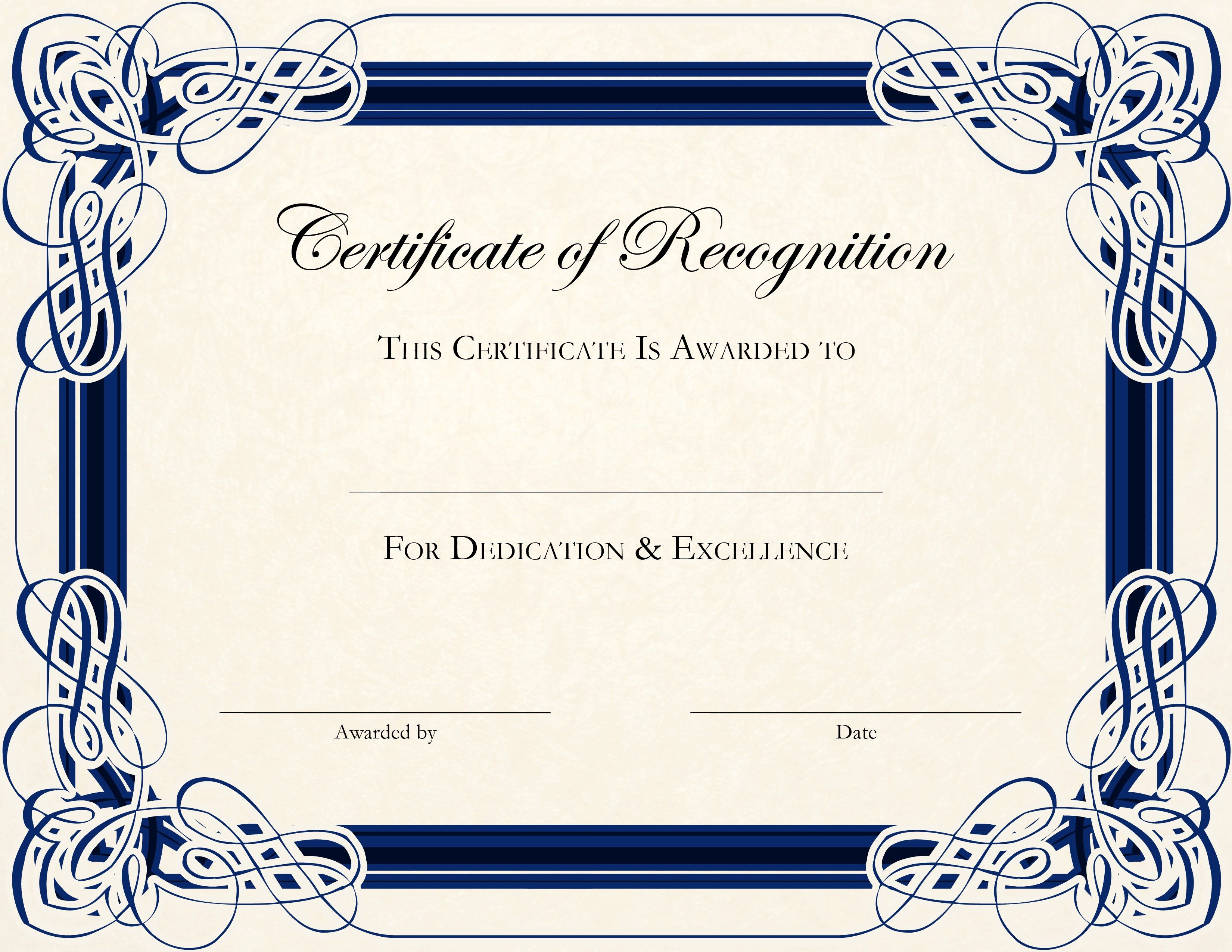 55 Free Printable Award Certificate 48