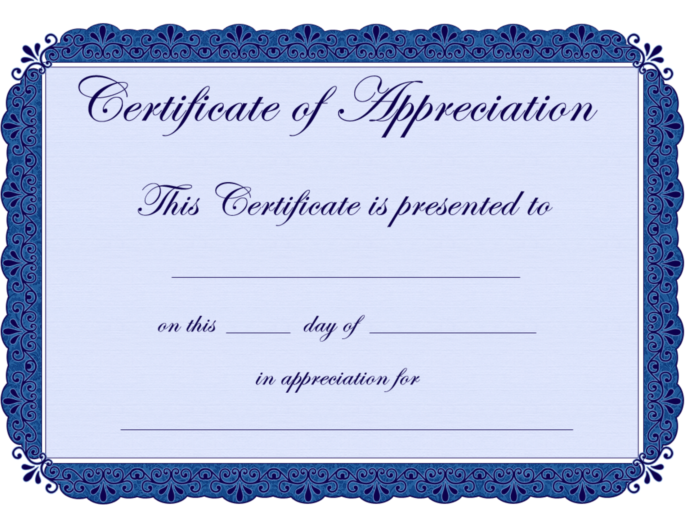 55 Free Printable Award Certificate 51