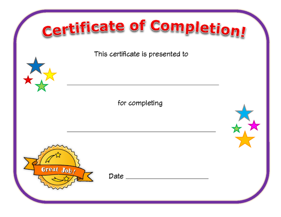55 Free Printable Award Certificate 52