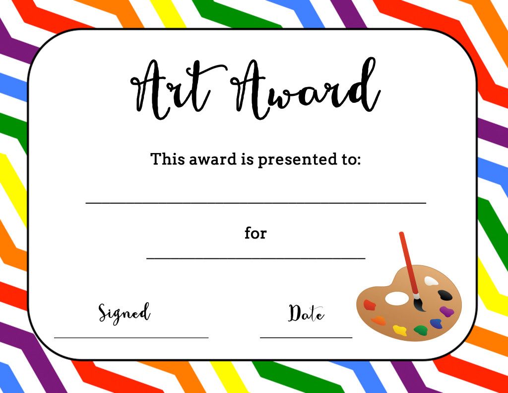 55 Free Printable Award Certificate 58
