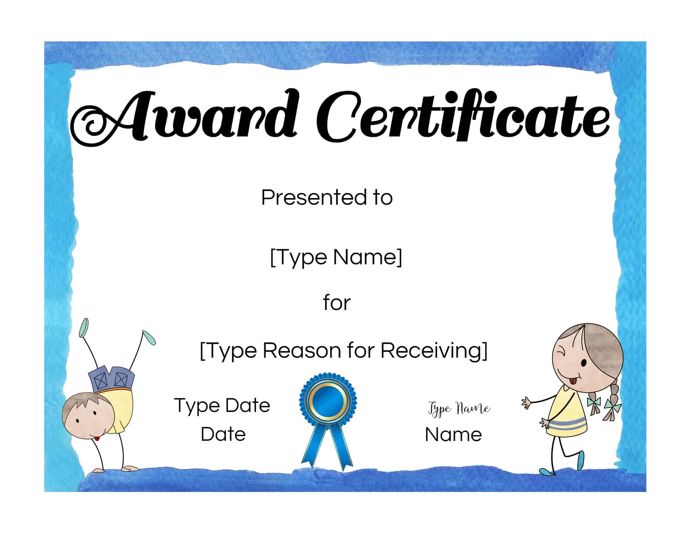 55 Free Printable Award Certificate 61