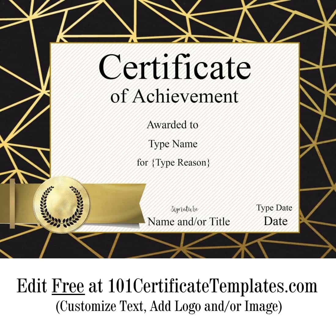 55 Free Printable Award Certificate 7