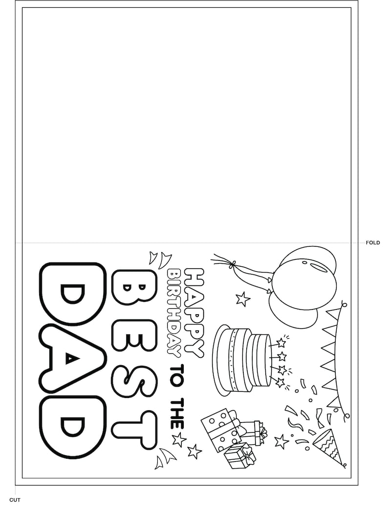 55 Happy Birthday Dad Card Printable 15