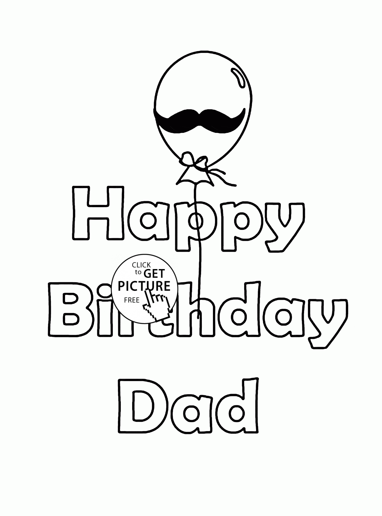 55 Happy Birthday Dad Card Printable 36