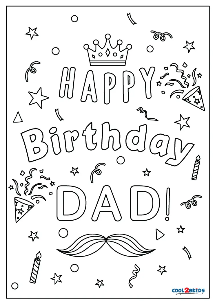 55 Happy Birthday Dad Card Printable 62