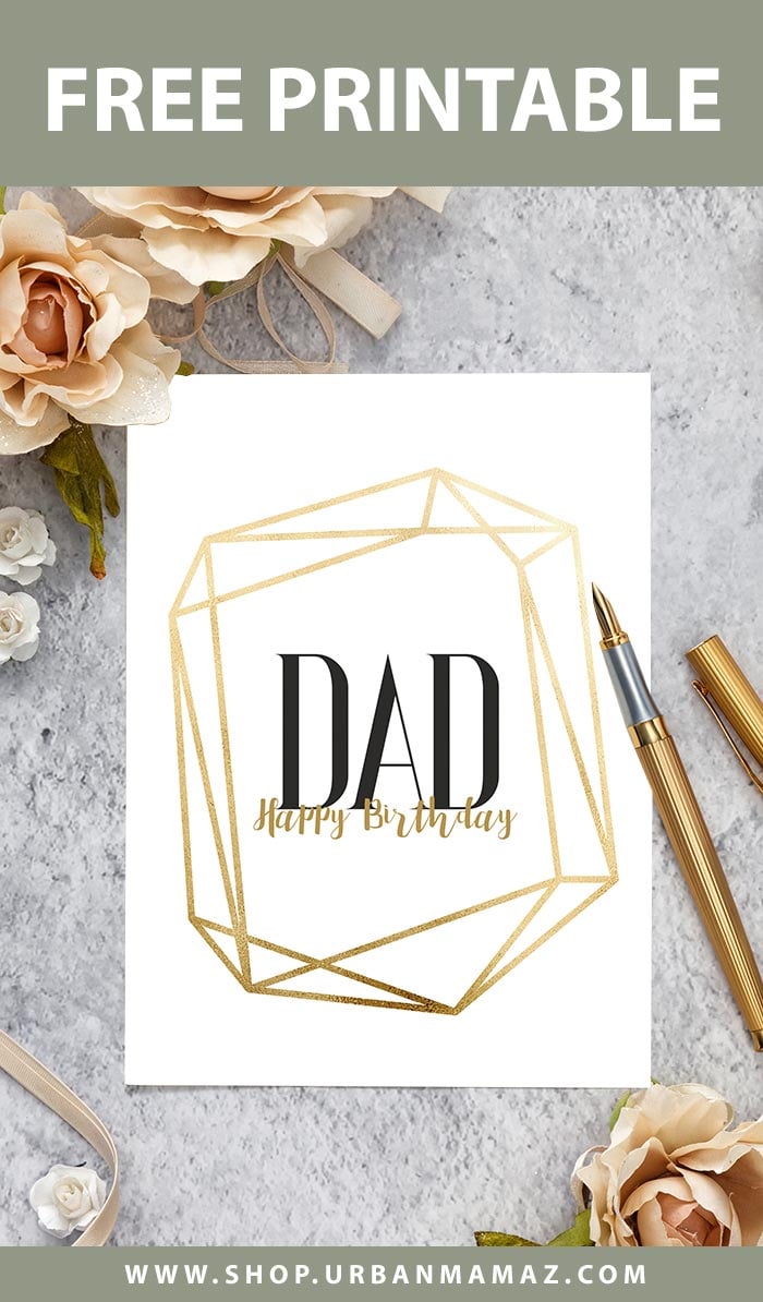 55 Happy Birthday Dad Card Printable 66