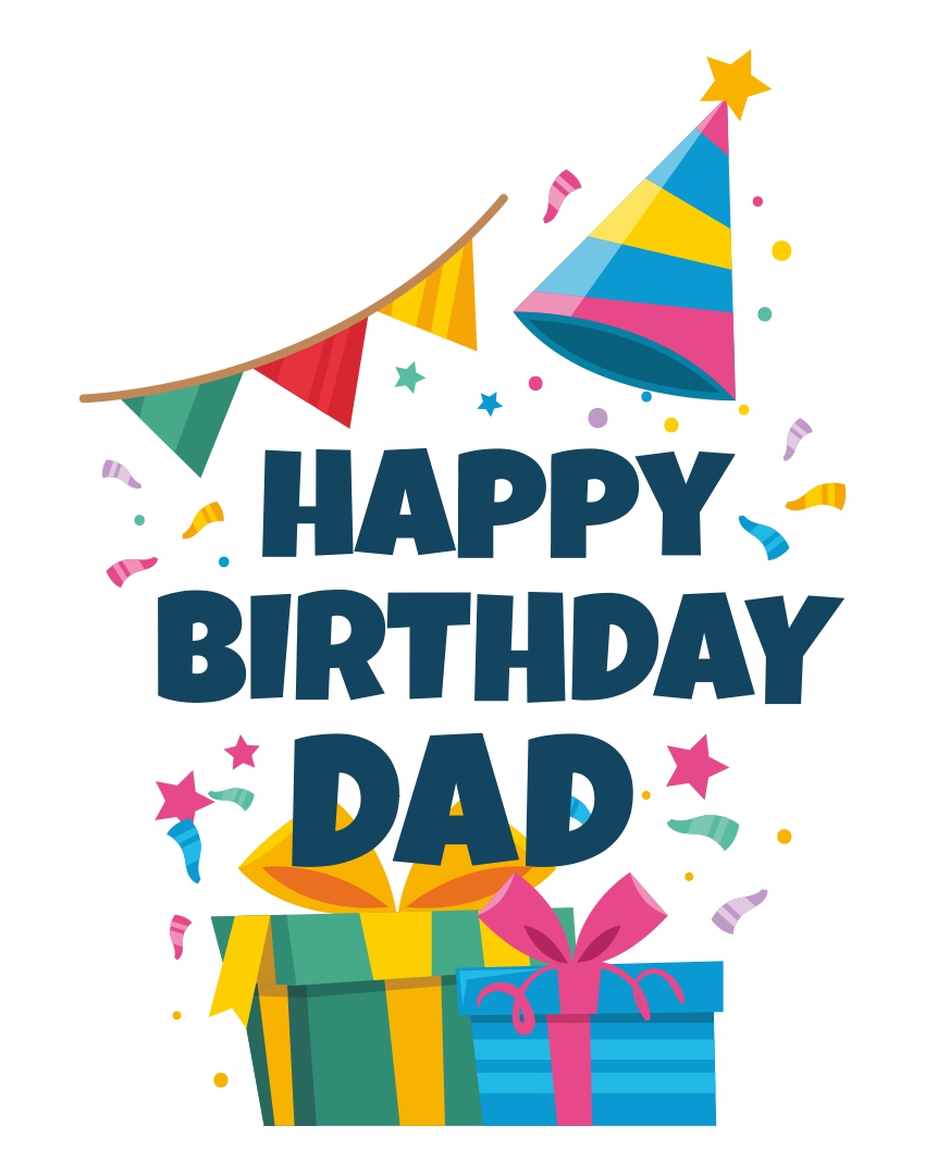 55 Happy Birthday Dad Card Printable 8