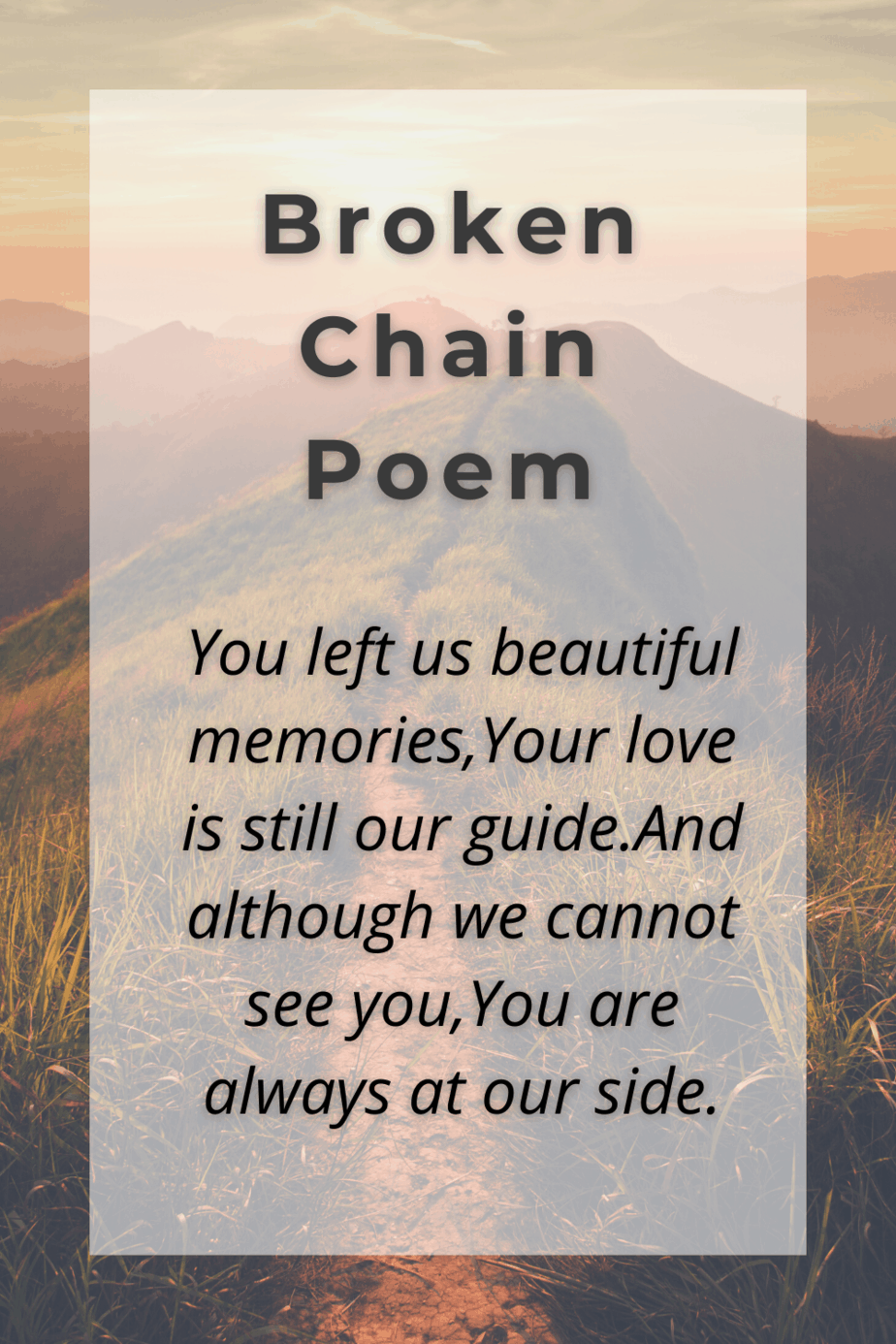 80 Broken Chain Poem Printable 21