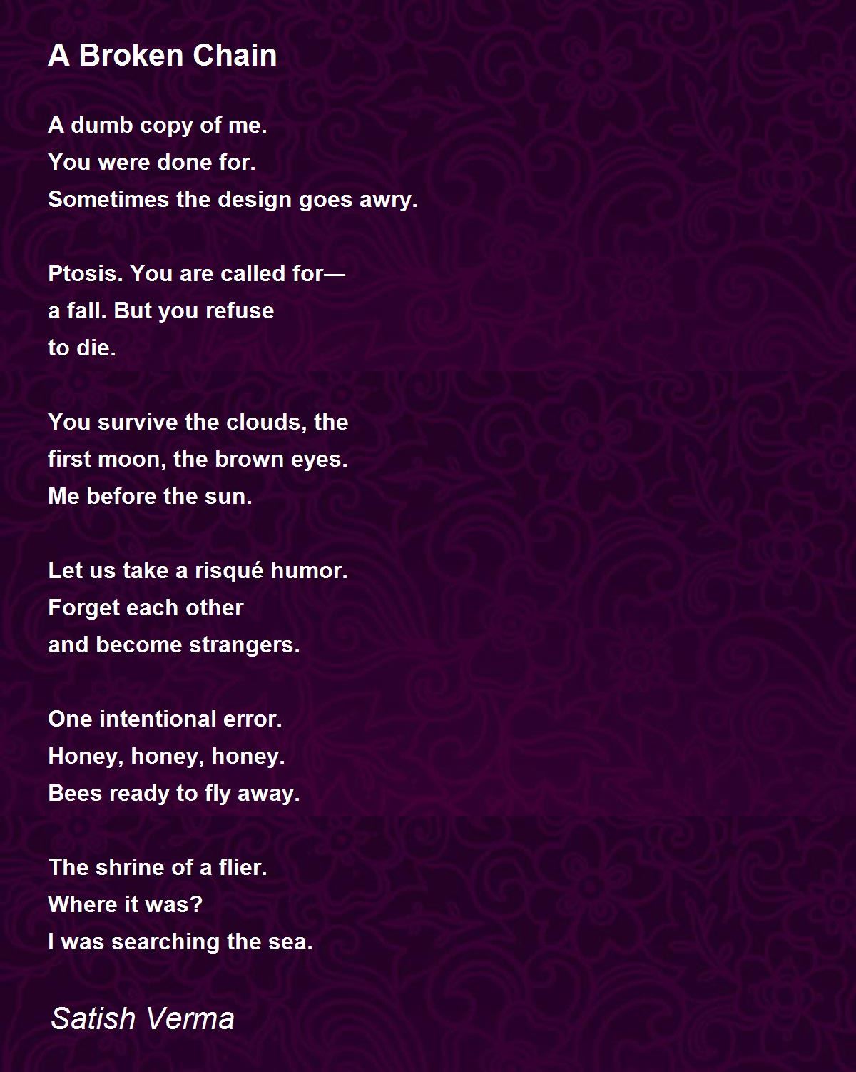 80 Broken Chain Poem Printable 24