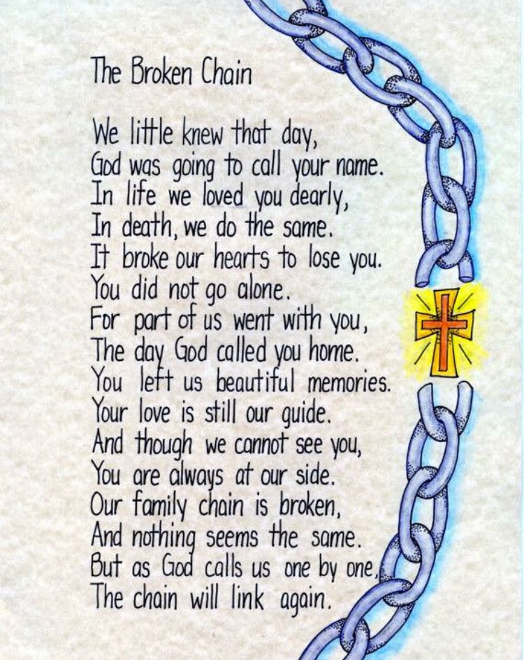 80 Broken Chain Poem Printable 69