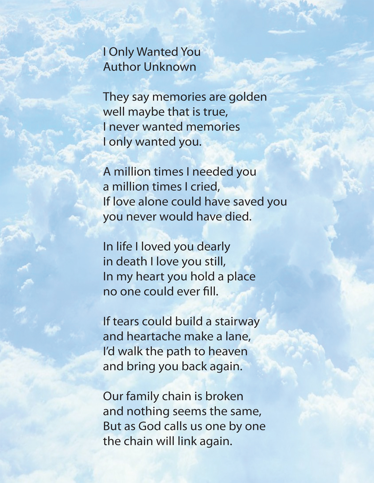 80 Broken Chain Poem Printable 8