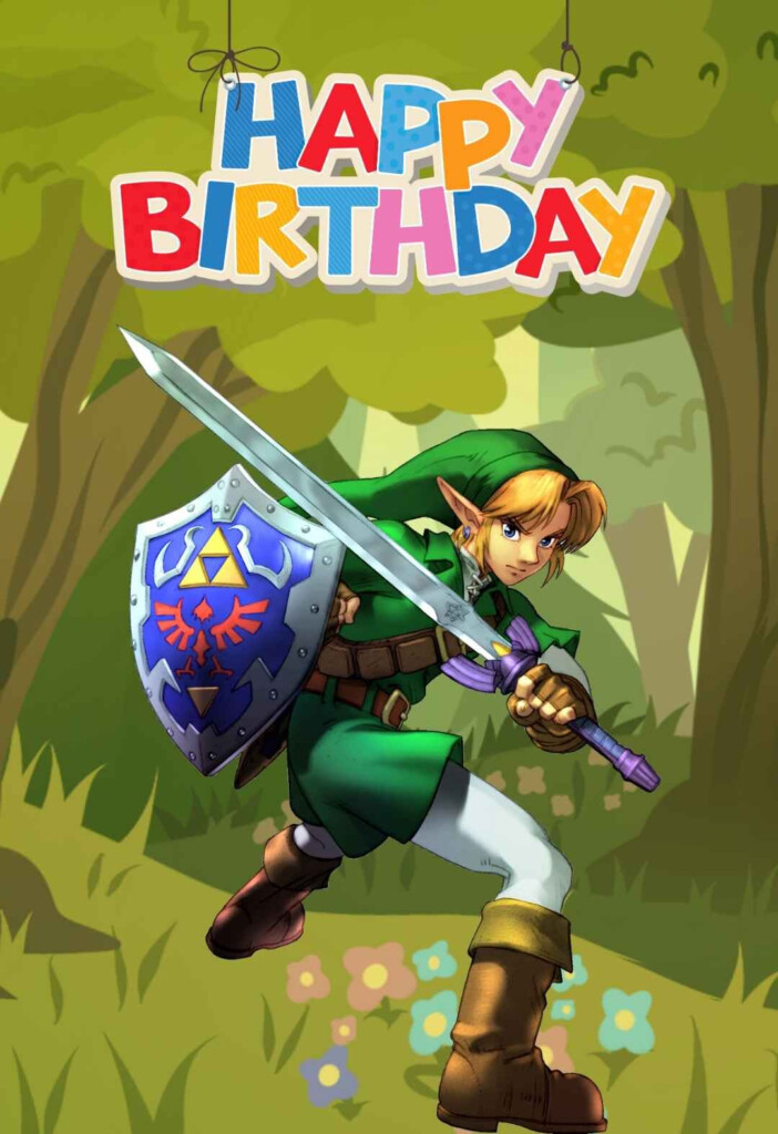 80 Foldable Free Printable Birthday Card 12