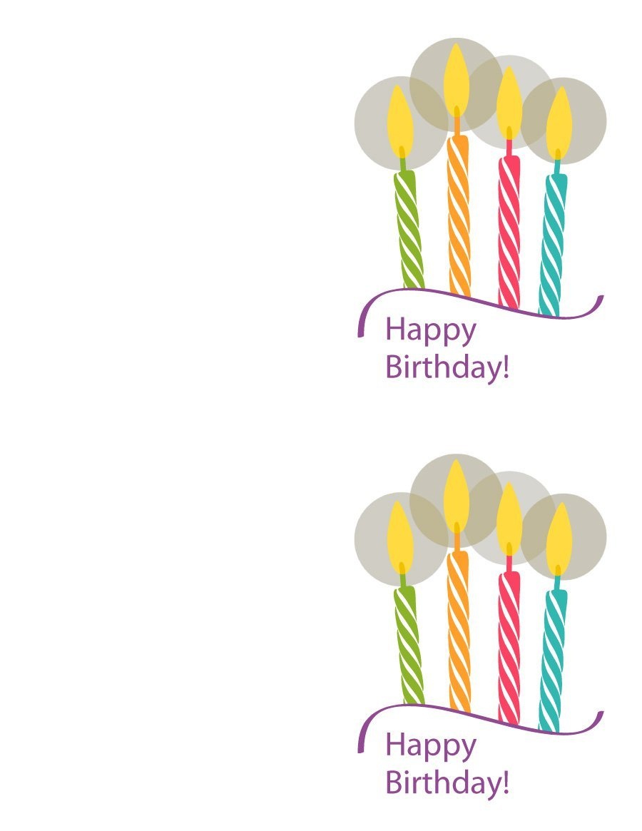 80 Foldable Free Printable Birthday Card 19