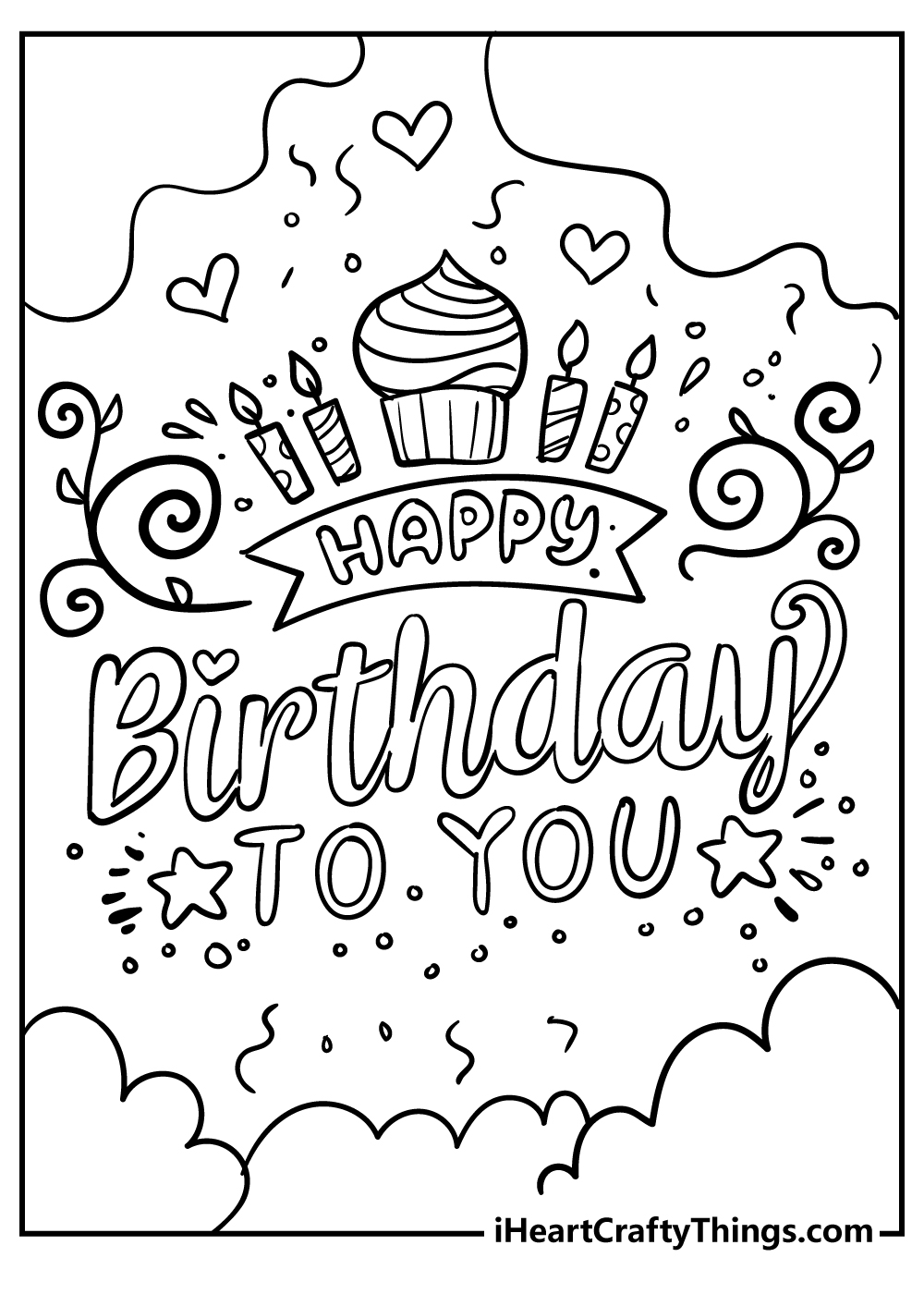 80 Foldable Free Printable Birthday Card 23