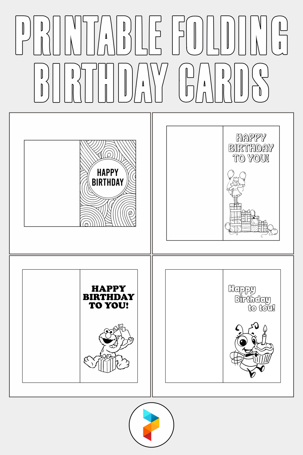 80 Foldable Free Printable Birthday Card 36